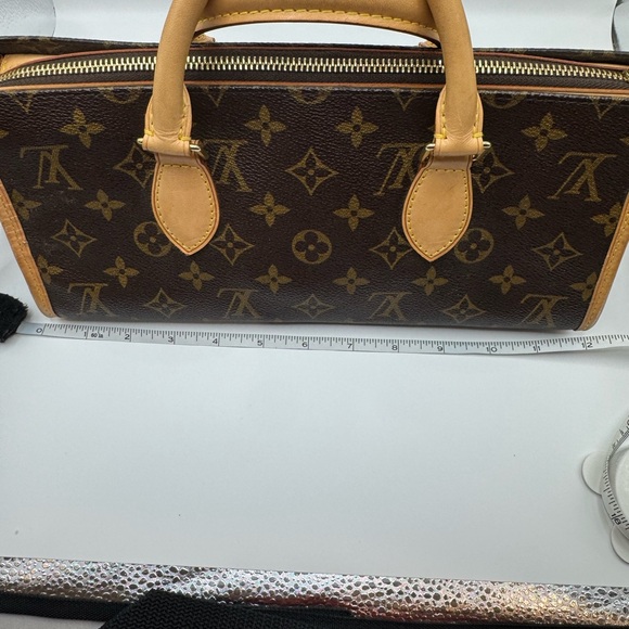 Louis Vuitton Brown Leather Monogram Hand Bag - Picture 10 of 16